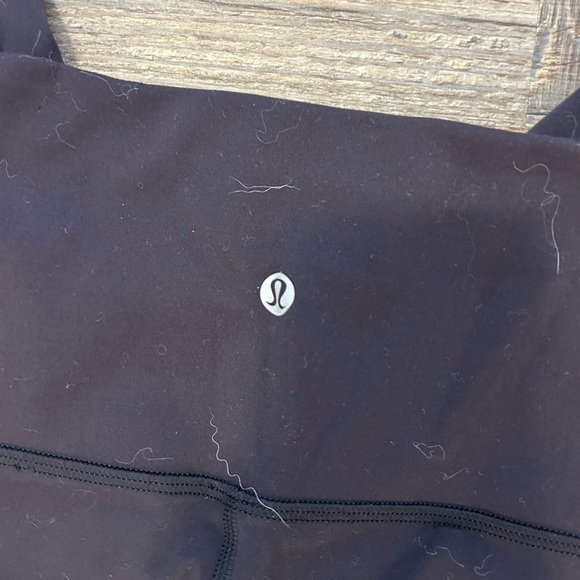 3 black lululemon leggings size 4 length 25 - Picture 2 of 7